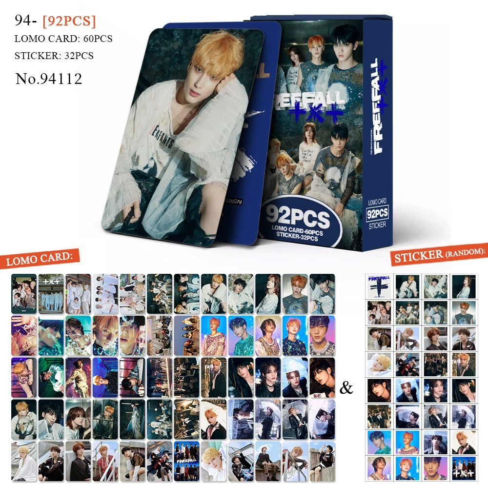 Набор 92 карточки с фото, BTS BPSKTWICE, двусторонние LOMO-карточки, фабричная печать