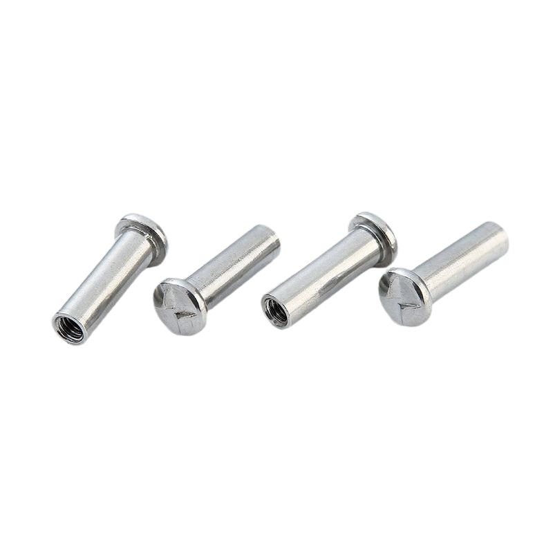 Manufacturer wholesale anti-theft clamp nut furniture nut combination lock nut carbon steel non-stan