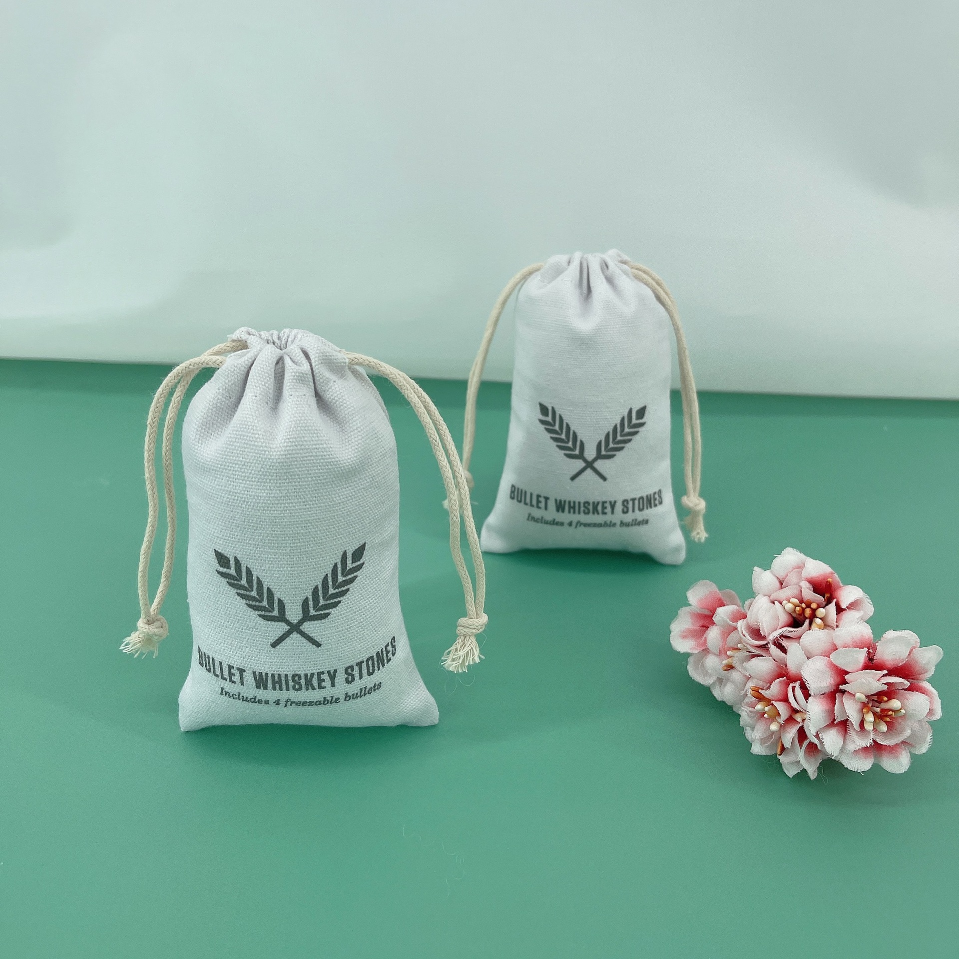 工厂直销帆布抽绳束口袋文玩手串珠宝防尘收纳袋礼品包装袋可定制