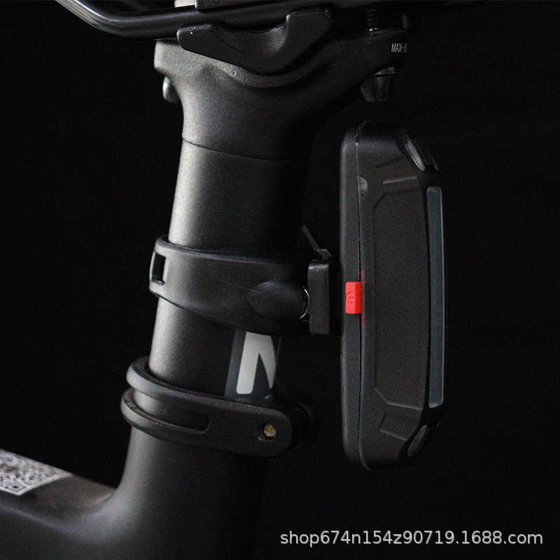 Bicicleta sola lámpara bicicleta USB carga luz de advertencia de dos colores luz trasera bicicleta de montaña carretera faro equipo de iluminación
