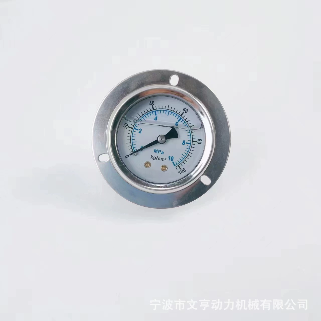 Ynt 50 Осевой интегрированный сейсмический Манометр с плоским фланцем, залитым маслом, 1,6 класса Вэнь Хэн Power Factory Outlet