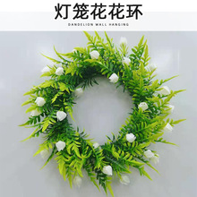 灯笼花花环藤本植物风铃花耐寒耐热四季开花室内壁挂花卉仿真植物