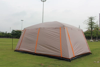 hall 5-8 people 8-12 people, Avtomobil dam çadırları - khaki-all-inclusive-silver-glue-large-size-8-12-people-430305200