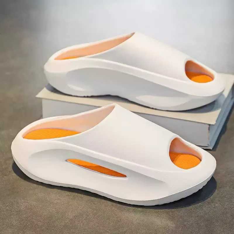 흰색 신발 + 오렌지