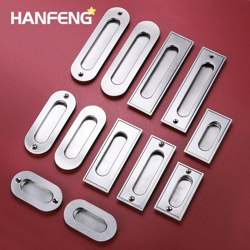 暗裝抽屜櫃門拉手不鏽鋼隱形嵌入式開槽把手移門衣櫃推拉門暗拉手