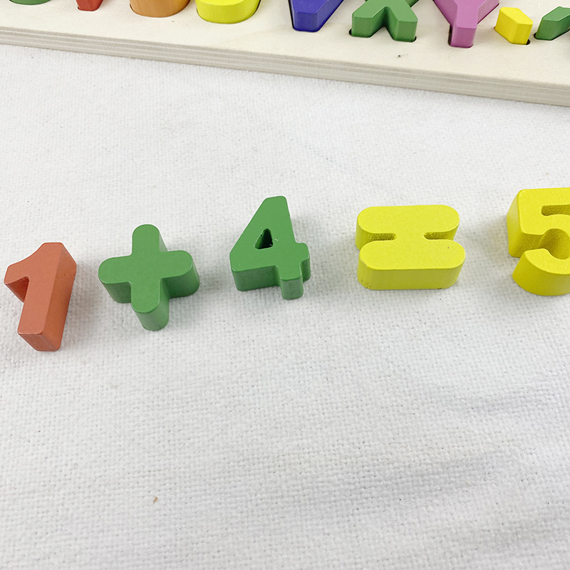 Carta digital a juego tablero logarítmico cognitivo juguetes niños bebé juguetes de madera 3-4-7 años de edad al por mayor