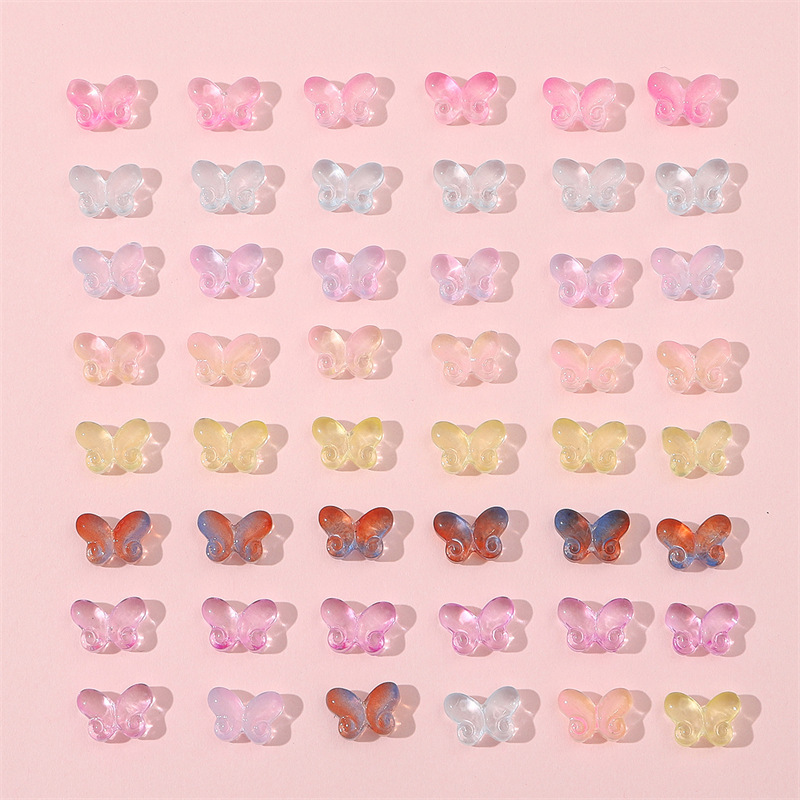 20 Pieces of 10X14Mm Fat Butterfly Imitation Glass Beads DIY Handmade Hairpin Bracelet Tassel Making Materials Xinjiang Lamb 20 Pieces of 10X14Mm Fat Butterfly Imitation Glass Beads DIY Handmade Hairpin Bracelet Tassel Making Materials Xinjiang Lamb
