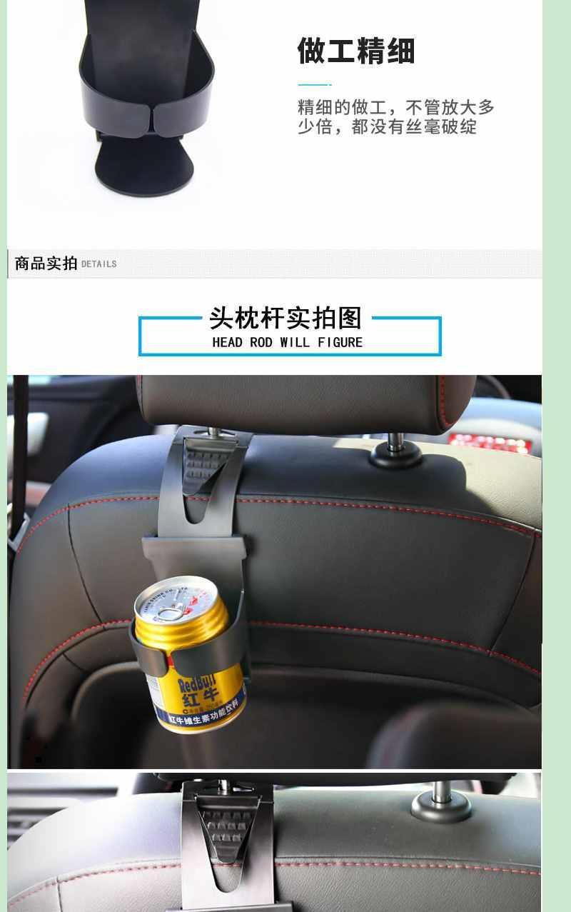 Car Door-Side Ashtray, Hanging Car Cup Holder, Multifunctional In-Car Ashtray with Led Night Light