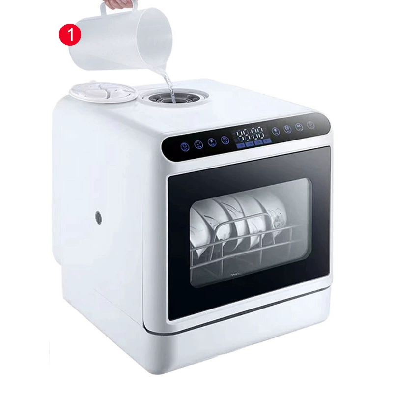 Трансграничные поставки без установки настольной посудомоечной машины 110V/220V бак для воды модели Великобритания, Европа и США штекеры для внешней торговли