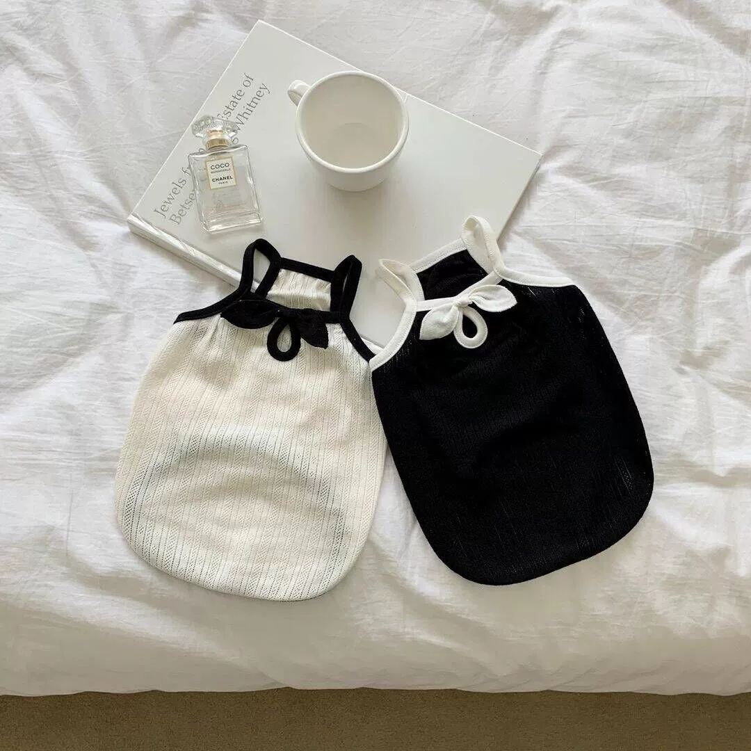 Весной и летом тонкий жилет одежды для собак кошка плюшевый мишка Йорк лето маленькая собака домашнее животное аромат дышащий слинг