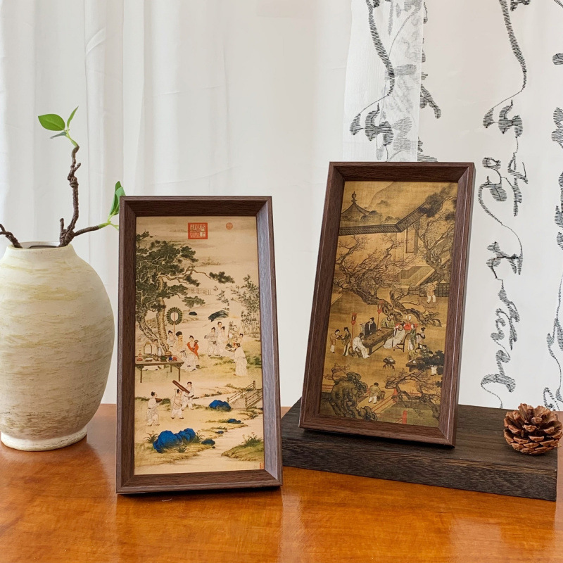 New Chinese Style Ancient Style Chinese Painting Landscape Painting Photo Frame Table Replica Art Desktop Ornaments Simple Hanging Painting New Chinese Style Ancient Style Chinese Painting Landscape Painting Photo Frame Table Replica Art Desktop Ornaments Simple Hanging Painting