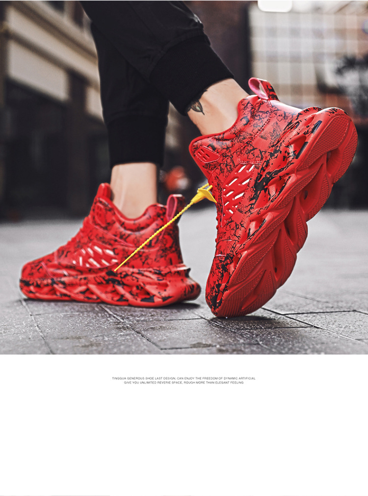 Esportes e lazer masculinos de inverno, tênis de corrida de basquete de cano alto para estudantes, tamanho grande_voghion.com