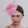 Retro hat, hair accessory for bride, European style