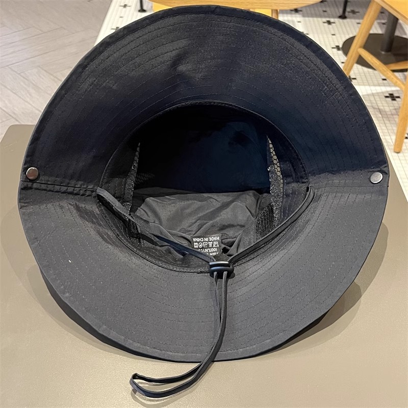 Protection Fisherman For Women, Summer Outdoor Hiking Sunshade Fishing Camping Western Breathable Denim Sun Hat_voghion.com
