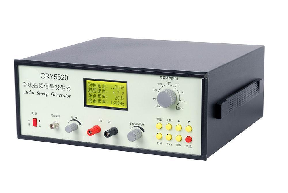 音频扫频信号发生器 CRY5520 单片机控制扫频  数字模拟相结合