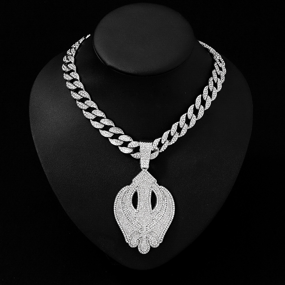 Colgante de plata + collar (18 pulgadas)