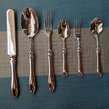 葫芦柄304不锈钢牛排刀叉勺五星级酒店高档 餐厅餐具加厚锻打工艺