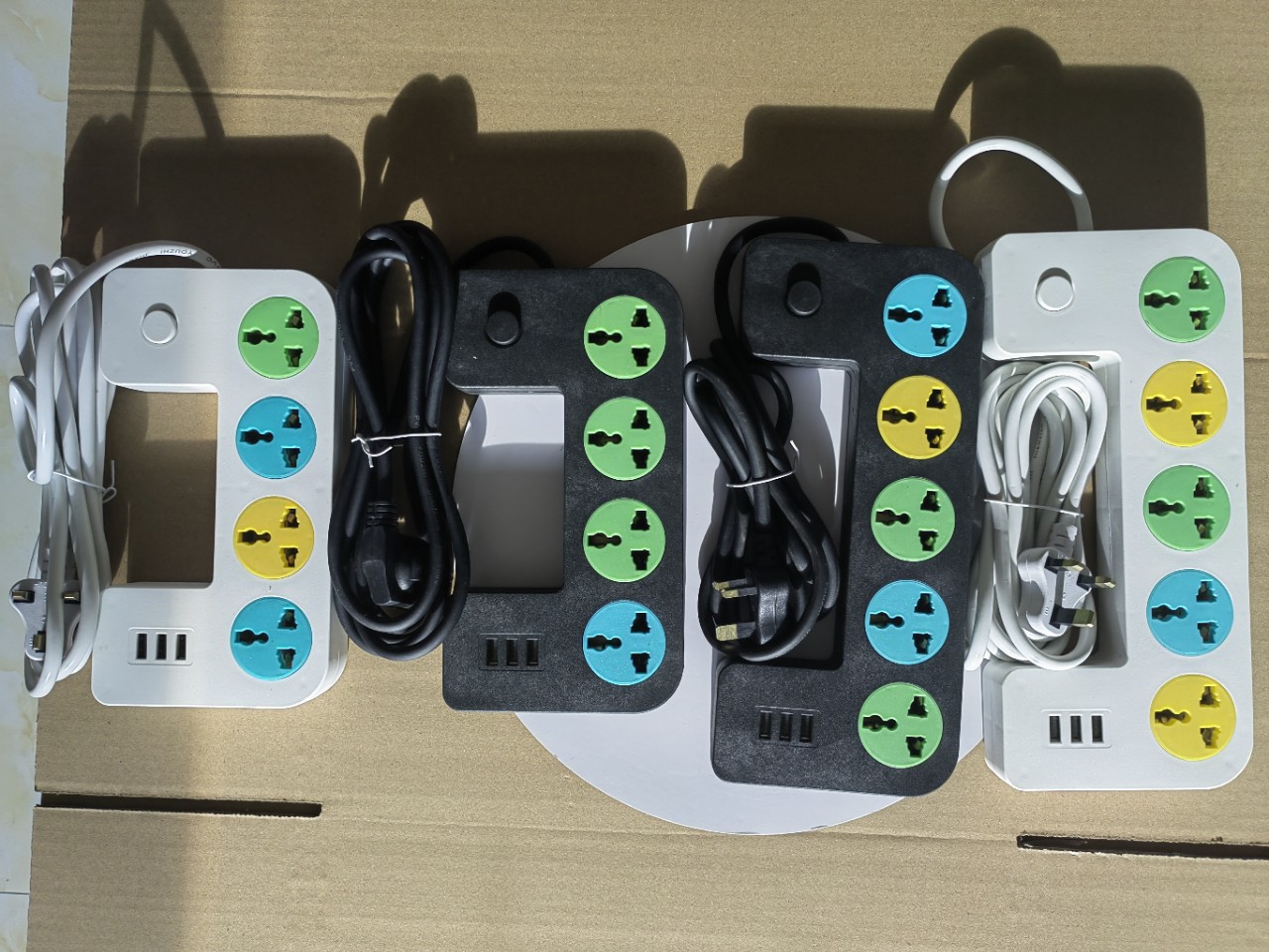 Regleta de Enchufes para Comercio Transfronterizo, Regleta de Enchufes Múltiples al por Mayor, Cable de Extensión con Múltiples Tomas de Corriente, Adaptador de Regleta de Enchufes USB