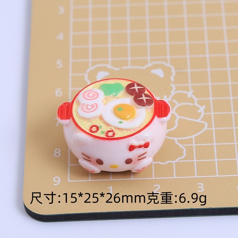 アニメ立体豪華泡麺ボウルかわいいdiyクリーム樹脂アクセサリーアクセサリー材料卸売り|undefined