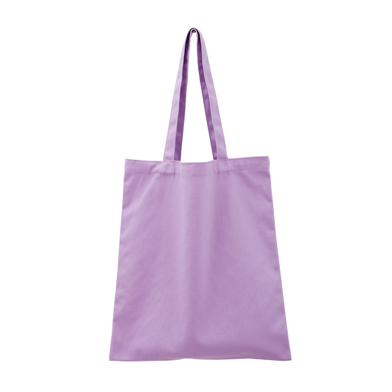 Bolsas de compras de lona ecológicas en blanco de colores al por mayor, bolsas de lona de algodón personalizadas para publicidad, bolsas de lona de un solo hombro