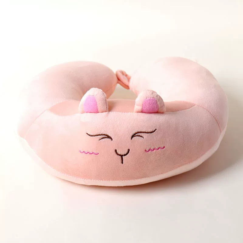 Cartoon neck pillow for car for traveling for sleep