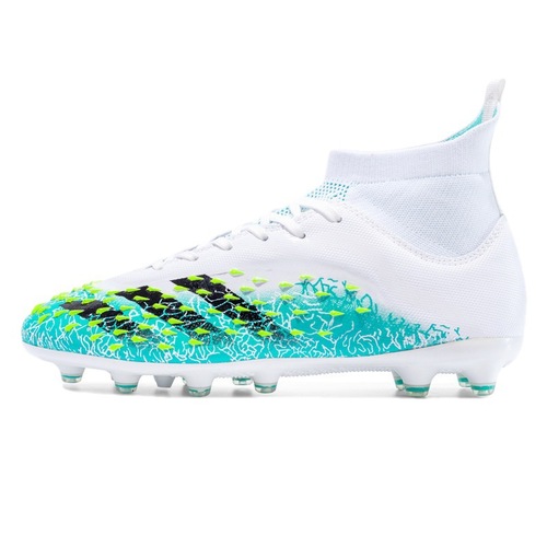 Cross-border youth adult students men and women long nails AG broken nails high-top artificial grass training World Cup football shoes