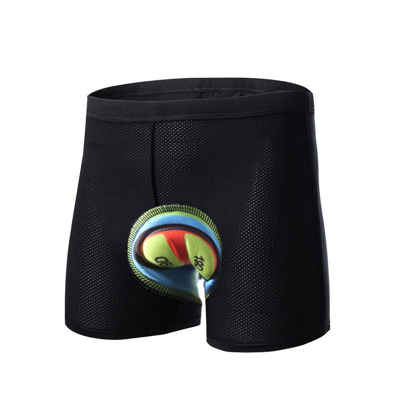 Cycling Underwear Shorts Wholesale Thickened Silicone Cushion Men's and Women's Breathable Mountain Bike Shorts