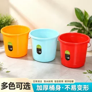 加厚带盖洗衣桶塑料桶洗澡桶跨境定制大号储水桶批发水桶大容量