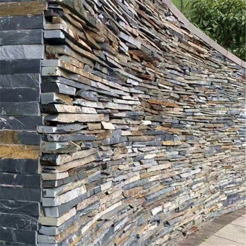 Поставка слановой культуры синие плиты грязный двор садовый цветочный бассейн камин нерегулярный грязный край