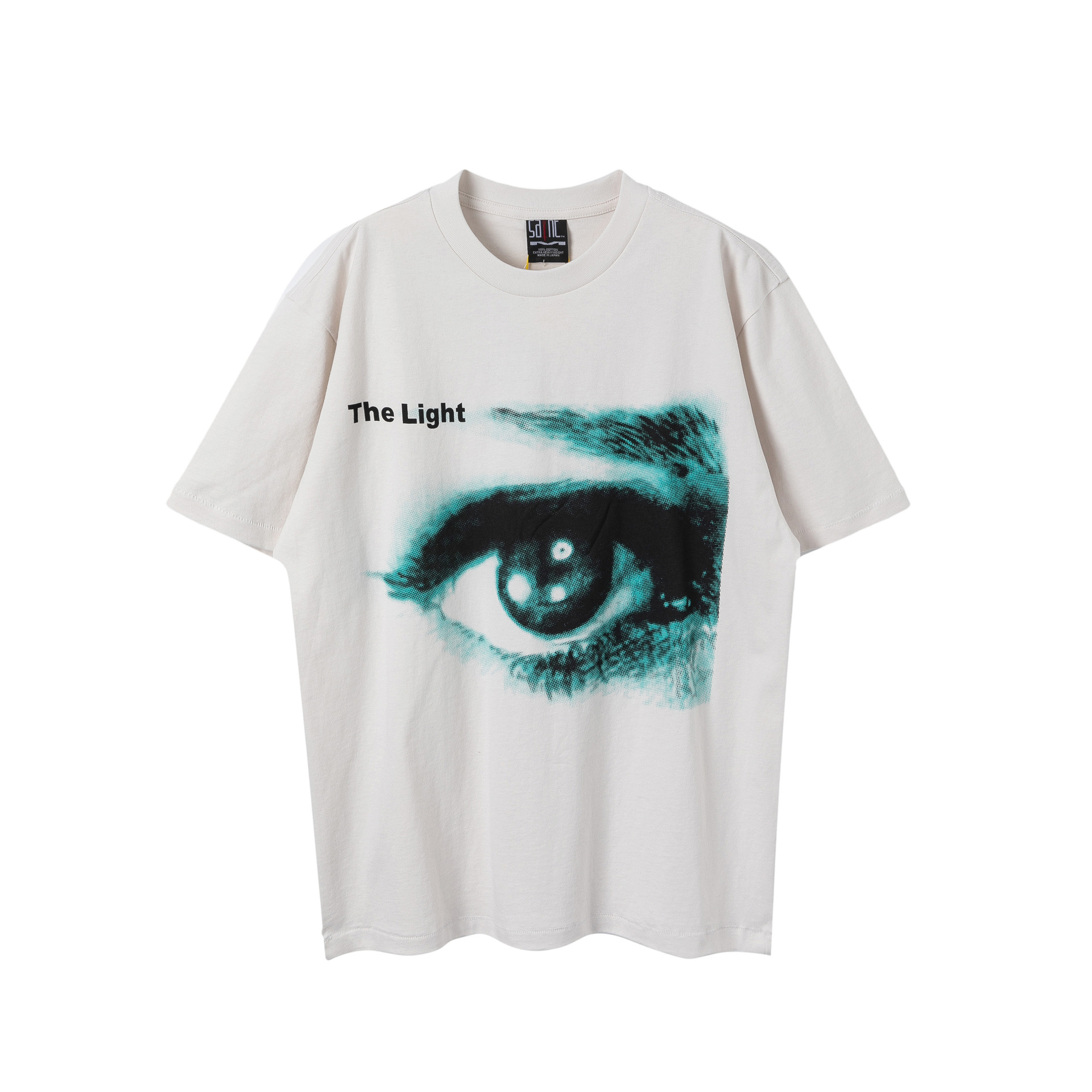 Unisex Vintage-Washed Loose-Fit Cotton Crewneck T-Shirt