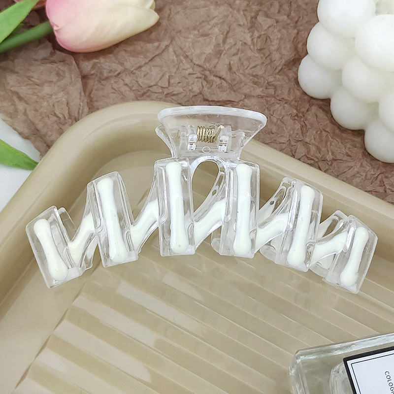 Accesorios para el cabello coreanos Clip de sensación premium de verano Clip de tiburón en la parte posterior de la cabeza