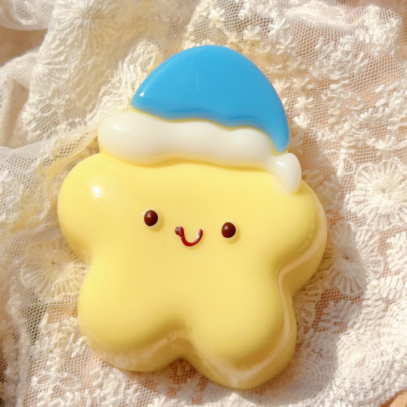 かわいいナイトキャップ、星、泥、ピンチおもちゃ、おやすみ五芒星、減圧おもちゃ、減圧ピンチおもちゃ|undefined