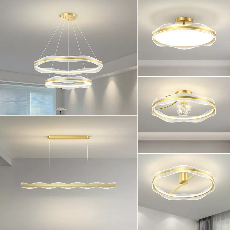 简约现代客厅吊灯2025年新款家用大厅主灯卧室餐厅组合全屋灯具