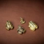 手工实心花皮桌面茶宠
