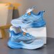 Delhui boys' sneaker carbon board shoes breathable mesh medium and large children's shoes boys basketball running shock absorption