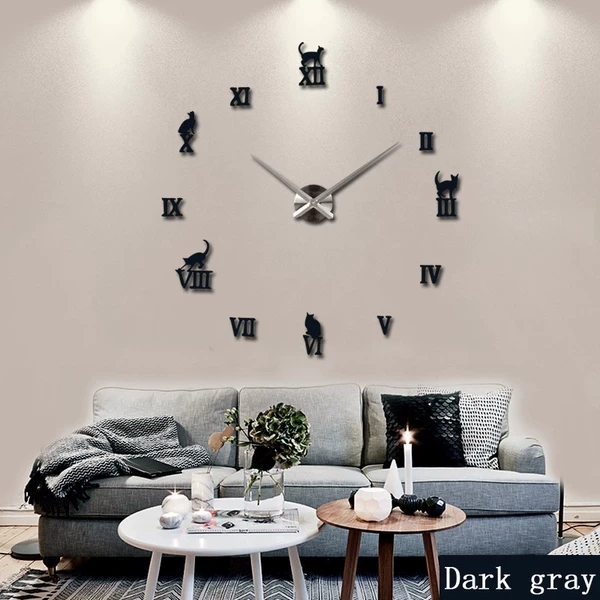 47 inches 100-120 black numbers + silver dial hands (please leave a message or note if you need TIME)