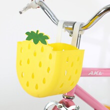 儿童滑板车筐复古编织自行车车篮子三轮车前车篓平衡车通用型配件