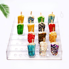 Factory New Transparent Acrylic Ice Cream Rack Popsicle Holder