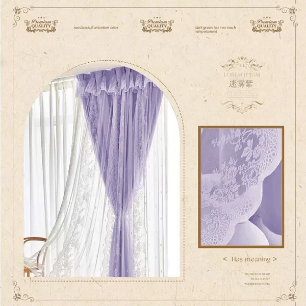 Phnom Penh Double Layer [Misty Purple] [With Curtain Head]