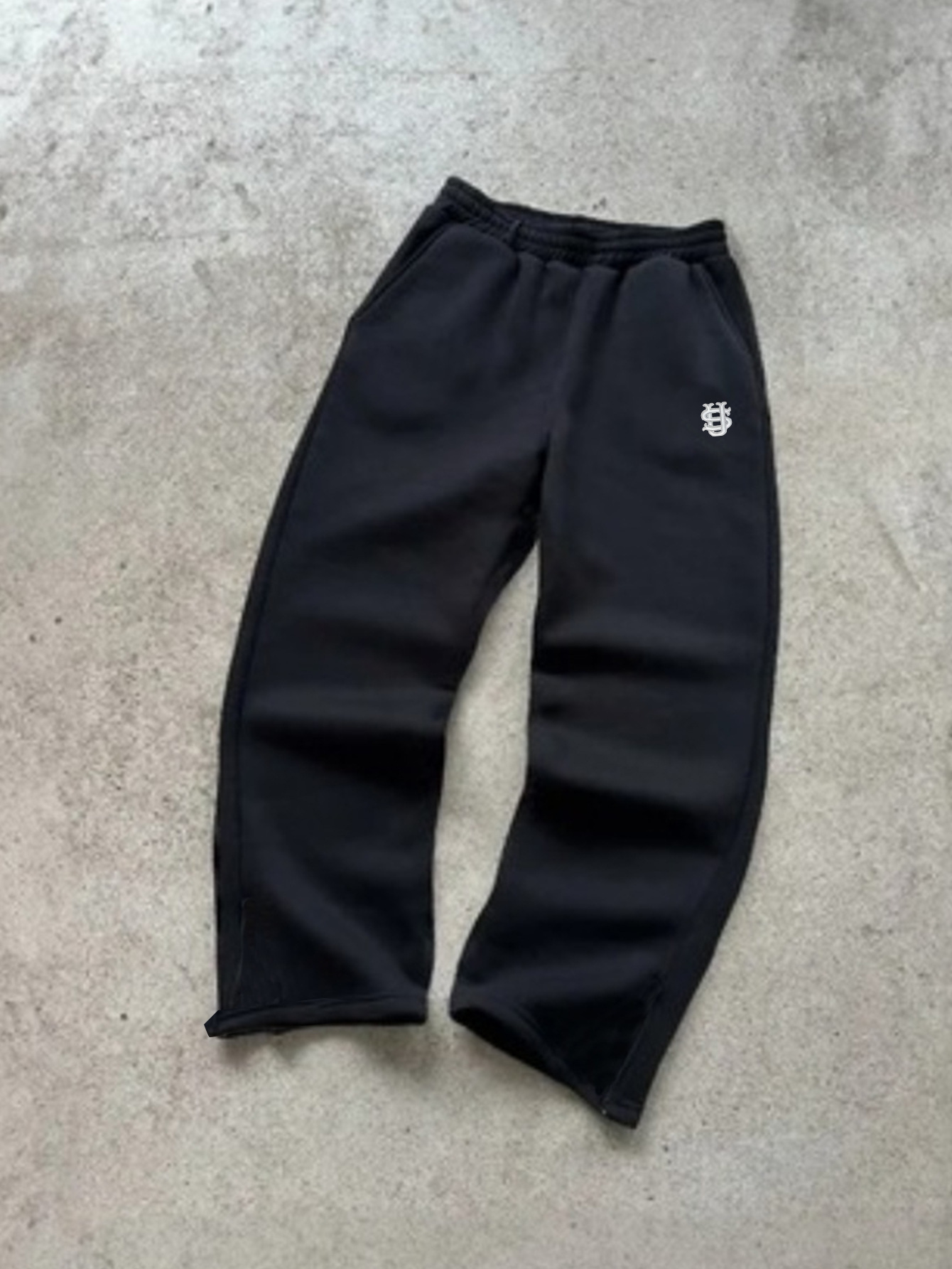 Conjunto de moletom com capuz e calça jogger masculino_voghion.com