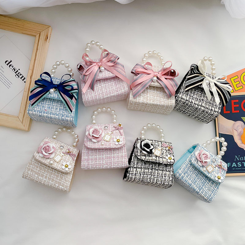 韓版兒童包2021春夏單肩包可愛蝴蝶結小香風斜挎包時尚女童鏈條包