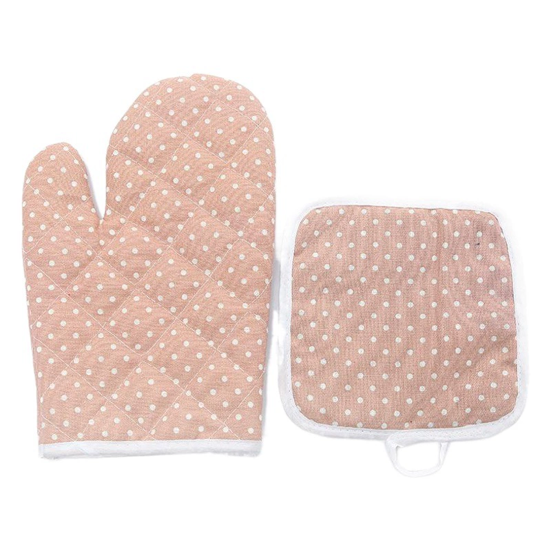 Кухонная микроволновая печь духовка перчатки коврик набор из двух частей утолщенные и термостойкие бытовые термоутолщения