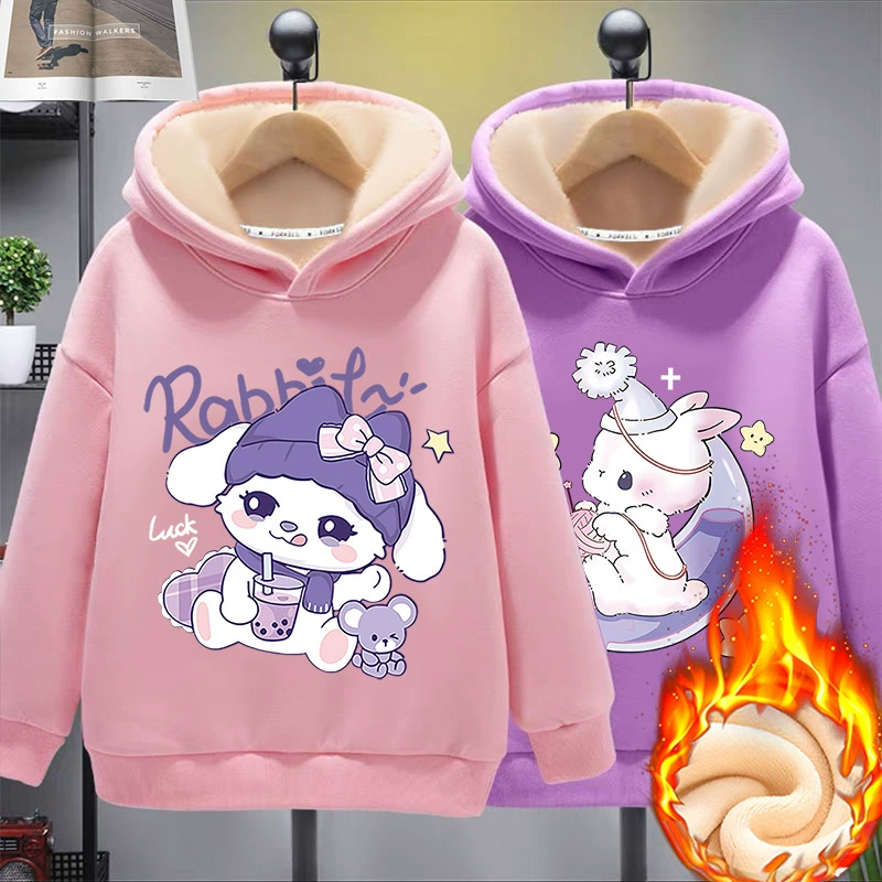 Demi-season warm sweatshirt, keep warm down jacket with hood, children's clothing, Korean style, western style, for teenagers