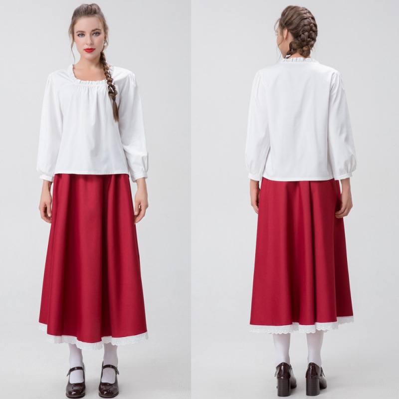 (2개) 할로윈 의상 성인 중세 빈티지 코트 공주 원피스 코스팔리 가장 무도회 의상 망토