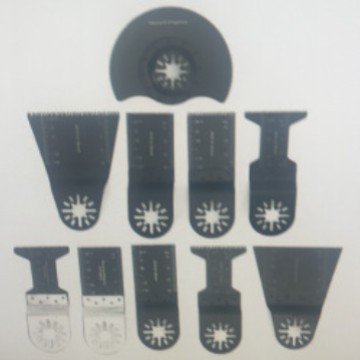 10件/套万用宝多功能摆动锯片  木工切割金属打磨锯片专属套装