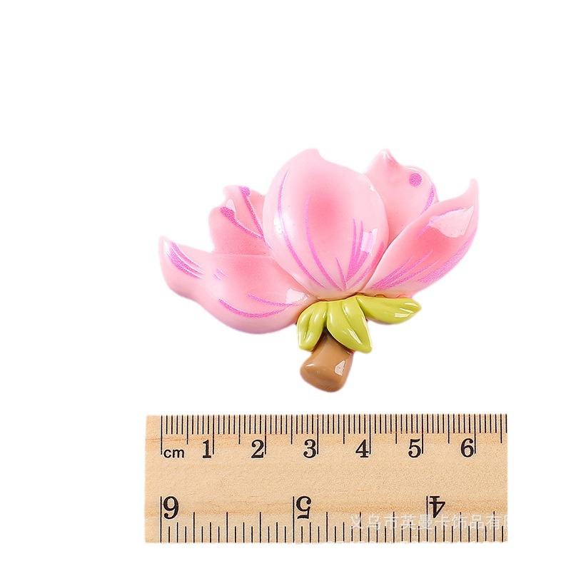 인기있는 꽃 시리즈 복숭아 꽃 수지 액세서리 DIY 전화 케이스 냉장고 스티커 키 체인 헤어 액세서리 자동차 액세서리 신발 꽃 스티커