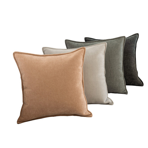 Light luxury chenille living room sofa pillow bedside cushion lumbar pillow pillow case without core large back cushion