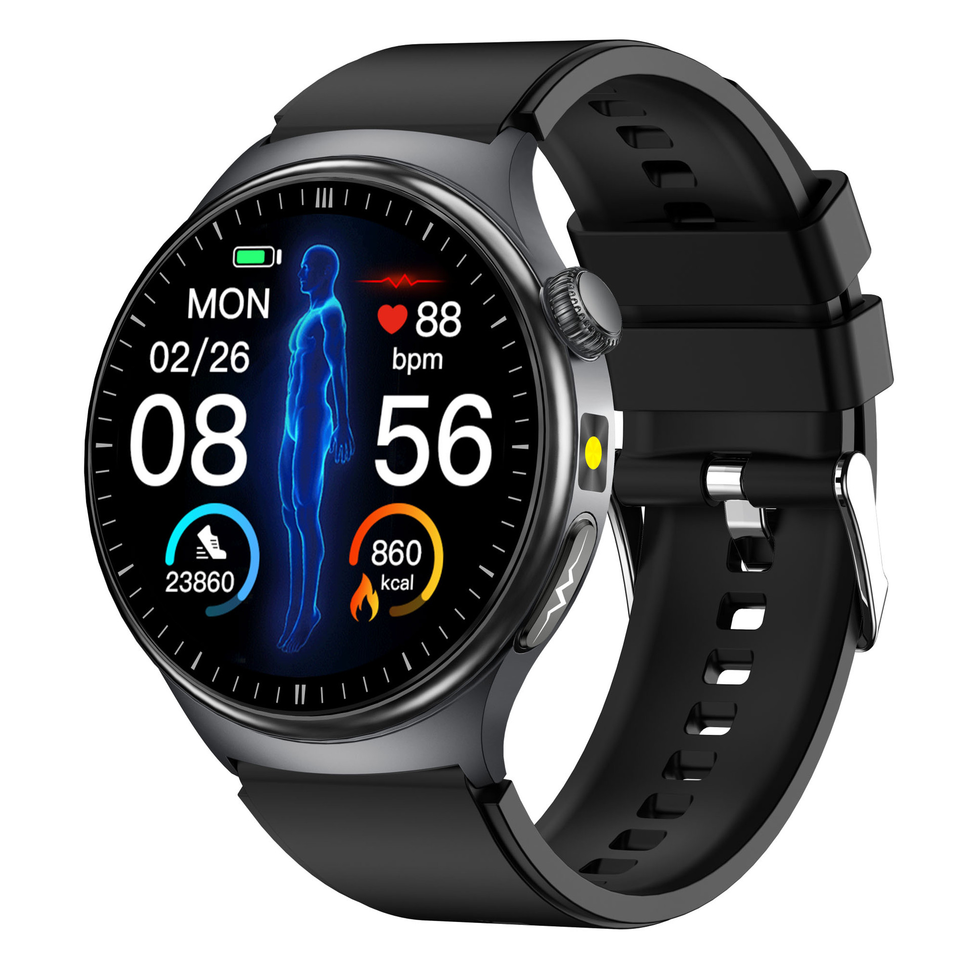 Reloj inteligente w11 versión mejorada TK27, medidor de azúcar en sangre, ácido úrico, oxígeno en sangre, linterna, electrocardiograma, podómetro, reloj deportivo