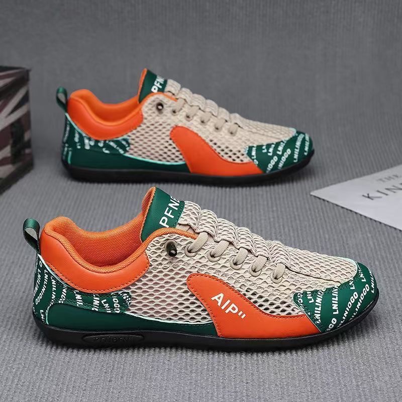 2026 Summer New Breathable Mesh Casual Sports Lightweight Soft Sole Trendy Color-Block Men's Shoes_vogvips.com