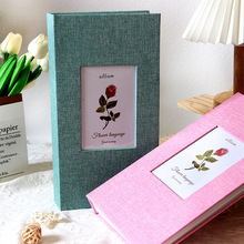 德川  新款4R6寸300张插页式相册 photo album 厂家批发 跨境代发